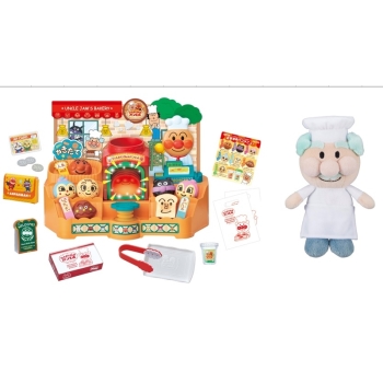 セガトイズ　アンパンマン　やきたてパン工場＋ぷりちぃビーンズジャムおじさん　スペシャルセット