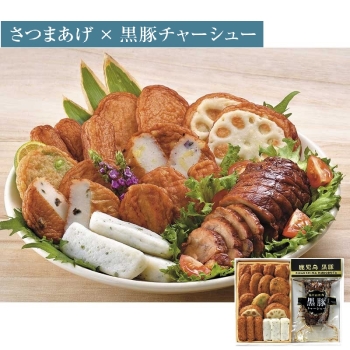 【お中元】月揚庵　さつまあげ・黒豚チャーシューセット　ＴＫＵ－Ｃ５