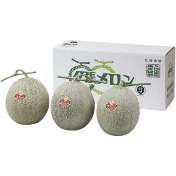 【お中元】北海道夕張市産夕張メロン良品　Ｍ３玉
