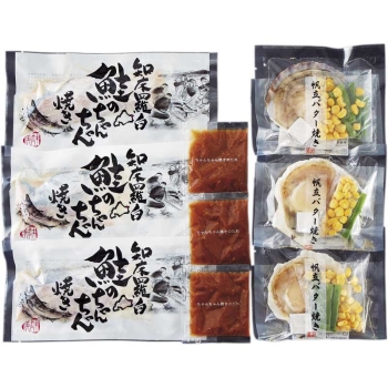 【お中元】小樽協和食品　北海道　鮭のちゃんちゃん焼きと帆立バター焼き　００８０１５５