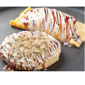 【じぶんぎふと】お好み焼・オムそばセット