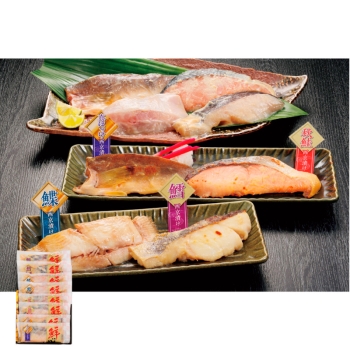 【お歳暮】エスケイフーズ　４８時間熟成北海道産漬け魚セット ４９９３