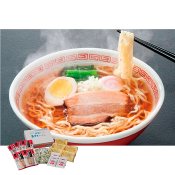 【お歳暮】河京　喜多方ラーメン５食 とろっとチャーシュー具材付き Ａ００４