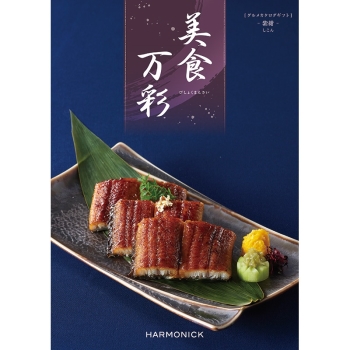 〈カタログギフト〉ハーモニック　美食万彩　紫紺（しこん）