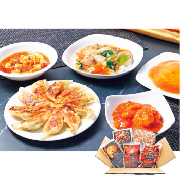 【お中元】四陸　本格中華どんぶり４種と餃子セット
