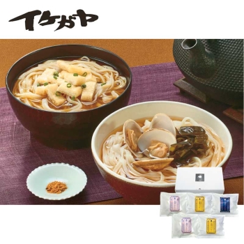 【お歳暮】イケガヤ　お湯をかけるだけで出来る稲庭うどん　Ｉー５Ｂ