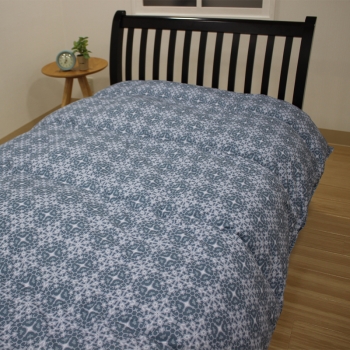 【１１／１９発売】西川　羽毛掛けふとん　シングル　ダウン８５％、フェザー１５％　ネイビー