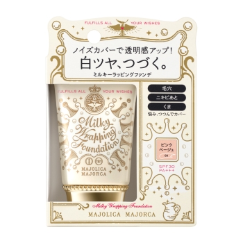 マジョリカマジョルカ ミルキーラッピングファンデ 00
