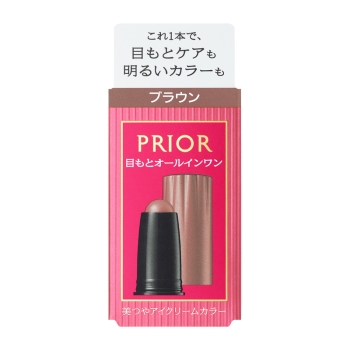 資生堂　プリオール　美つやアイクリームカラー　ブラウン