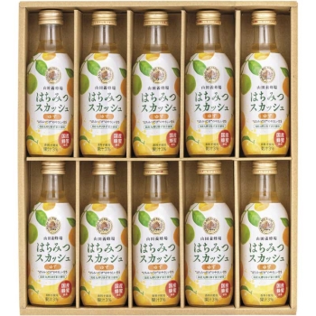 【お中元】山田養蜂場　はちみつスカッシュ（ゆず）　ＨＳ１０－３０