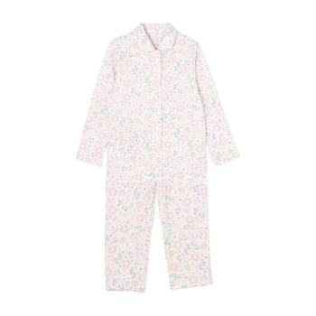 グレイスフルデイズ　日本製　婦人キルト小花柄シャツパジャマ