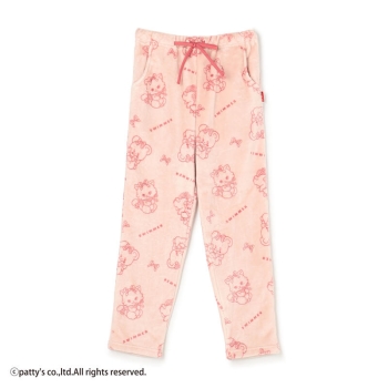 ボディヒーター　スイマーコラボ　婦人ミンクフリースルームパンツ