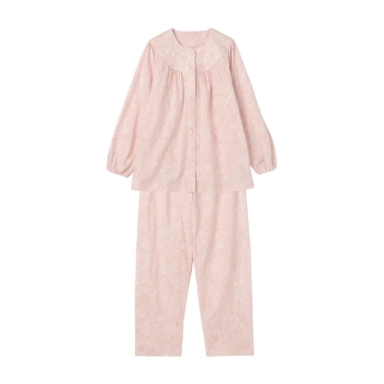 グレイスフルデイズ　婦人　日本製天竺丸ヨークプチパジャマ