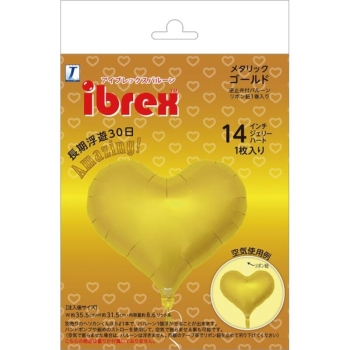 TakaraTec Ibrex14インチジェリーハート　メタリックゴールド