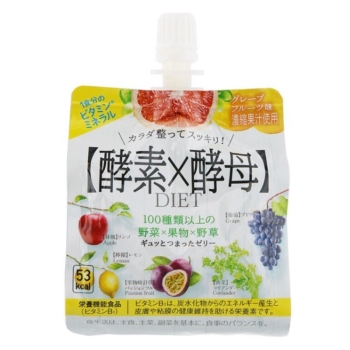 イースト×エンザイムダイエットゼリー グレープフルーツ味