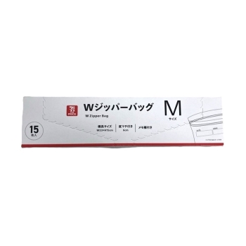セブン・ザ・プライス Wジッパーバッグ M 15枚入: ヘルス