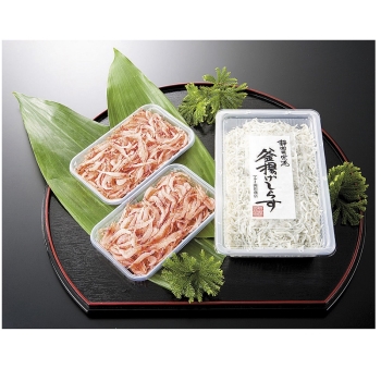 【お歳暮】「岡田商店」釜揚げしらす・桜えび詰合せＺ－４５