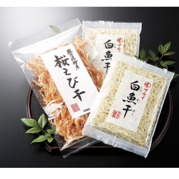 【お歳暮】「岡田商店」　桜えび干・たたみいわし詰合せ　Ｚ－４９