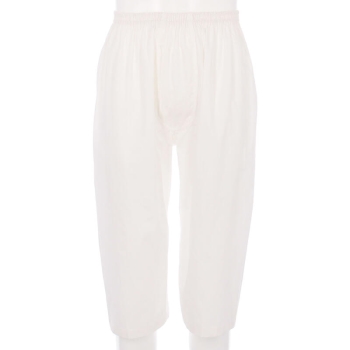 紳士　白　ひざ下丈ステテコ