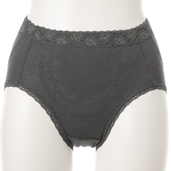 婦人　腰当て付２重ショーツ＜はきこみ丈ふかめ＞