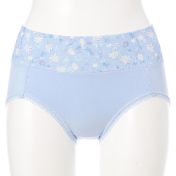 婦人　デイリーショーツ　ウエストプリントショーツ＜はきこみ丈ふかめ＞