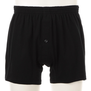 メンズ　無地ニットトランクス　黒