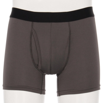 紳士　ドライ　無地ボクサーブリーフ　灰