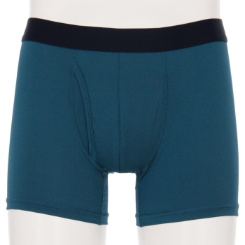 紳士　ドライ　無地ボクサーブリーフ　ターコイズ