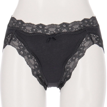 波型ぐるりレースショーツ＜はきこみ丈ふつう＞