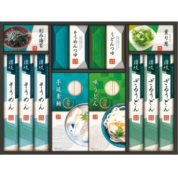 【お中元】乾麺ギフト　讃岐・島原麺づくしギフト　ＳＭＥ－４０Ｋ