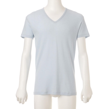 セブンプレミアムライフスタイル　ボディクーラー　綿１００％　半袖Ｖ首シャツ