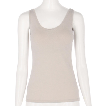 ＳｕＴｅＫｉ　ベア天竺　後ろヘムカップ付きタンクトップ