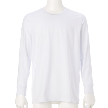 セブンプレミアムライフスタイル　ボディヒーター　快適暖か綿　９分袖丸首シャツ