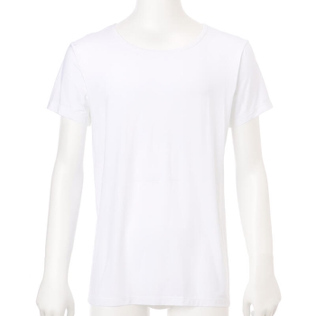 ボディクーラー　冷感クール　汗取り付き半袖丸首シャツ