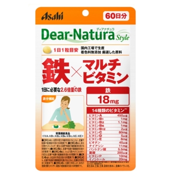 Ｄｅａｒ－Ｎａｔｕｒａ　Ｓｔｙｌｅ　鉄×マルチビタミン　６０粒