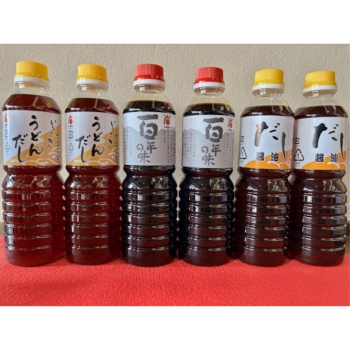 【高知・香川お取り寄せ】広瀬醤油 500ml6本セット(3種×2本)