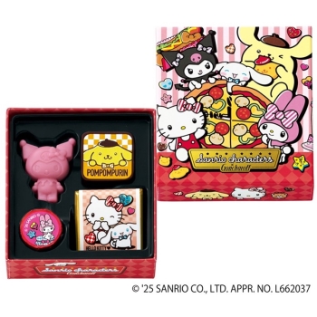 サンリオキャラクターズ×ゴンチャロフ　サンリオキャラクターズ ボックス　４個