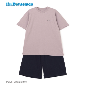 セブンプレミアムライフスタイル　ボディクーラー　紳士　ドラえもんメッシュ天竺ルームウェア