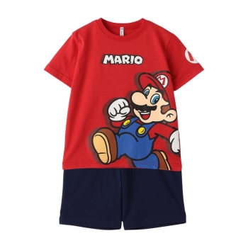 トドラー男児　マリオ　天竺Ｔスーツ