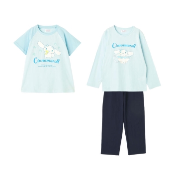 女児　サンリオキャラクター　天竺　２ＴＯＰＳパジャマ
