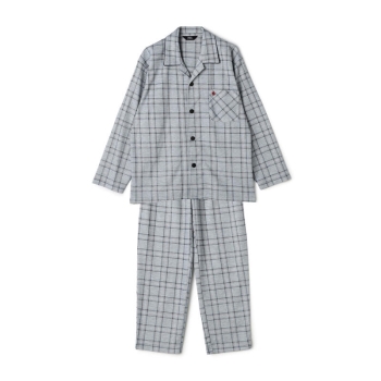 ＰＯＬＯ　紳士ダンボール格子テーラーシャツパジャマ