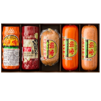 【お歳暮】明宝　特産物加工ハム・ソーセージ５本詰合せ　ＨＺＳＰＡ－Ｃ