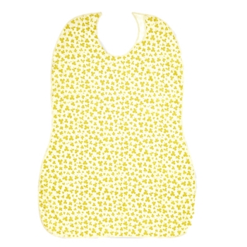 大きなお食事エプロン　クリーム