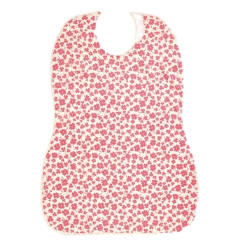 大きなお食事エプロン　ローズ