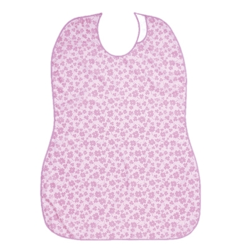 大きなお食事エプロン　パープル