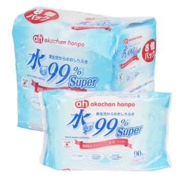 おしりふき 水99％ SP おしりふき 90枚×8個パック: ヘルス