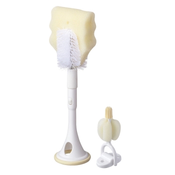 広口ほ乳びんのための取り替えができるほ乳びん洗いセット