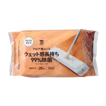 セブンプレミアムライフスタイル フロア用お掃除シートウェット 20枚入