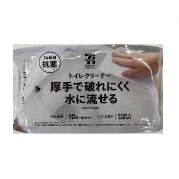 セブンプレミアムライフスタイル 流せる厚手トイレクリーナー 10枚