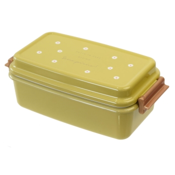 ピアンタ　抗菌タイト　ランチ　２段　イエロー